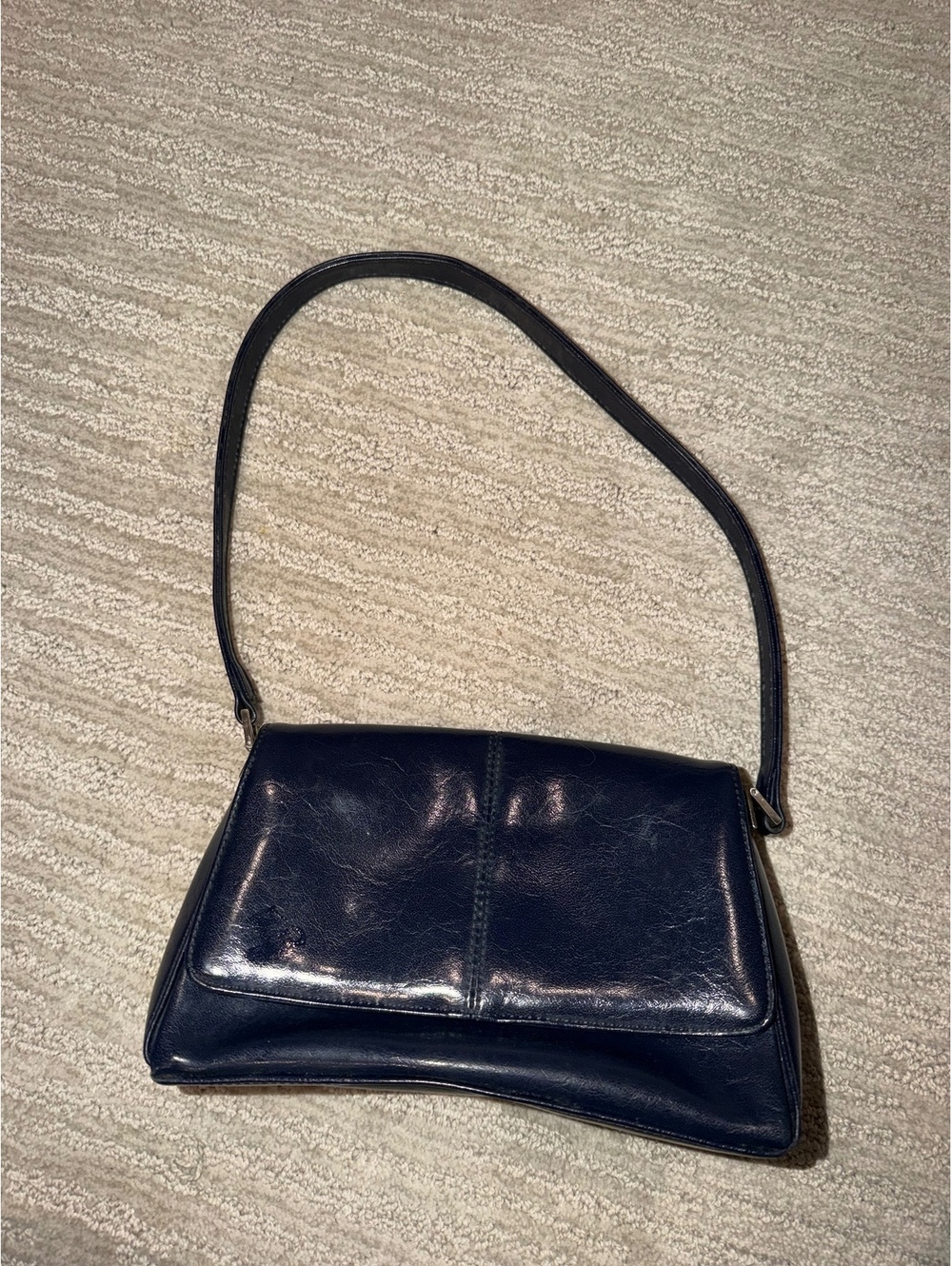 Liz Claiborne navy shoulder bag